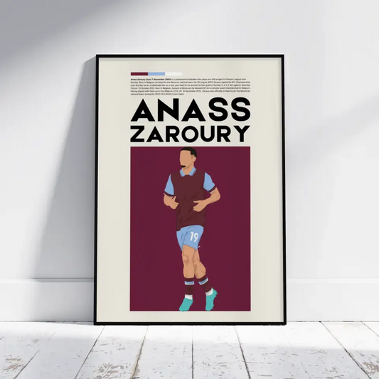 Anass Zaroury Burnley - Minimalist