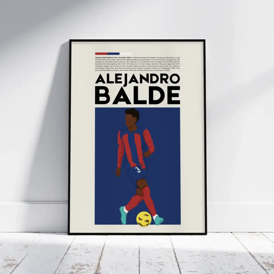 Alejandro Balde Barcelona - Minimalist