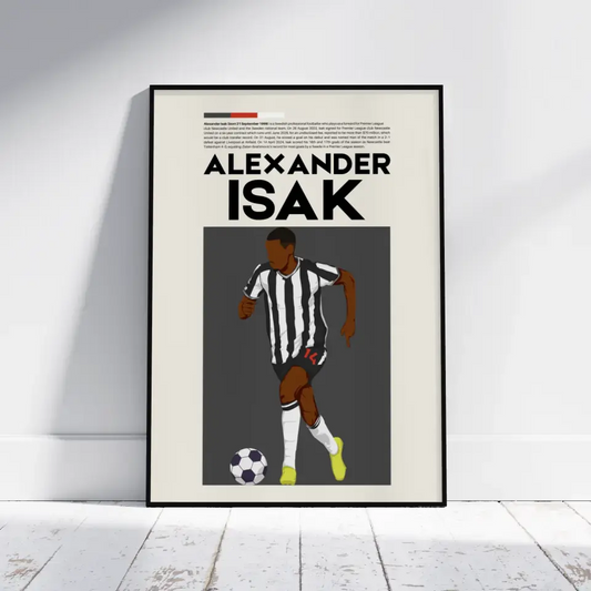 Alexander Isak Newcastle - Minimalist