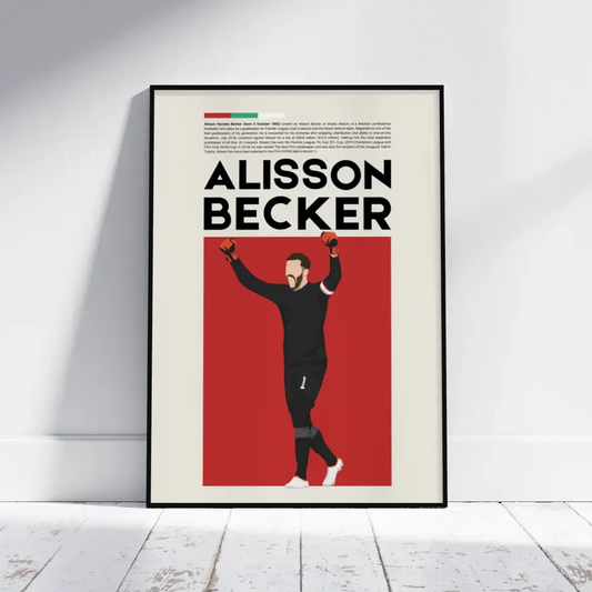 Alisson Becker Liverpool - Minimalist