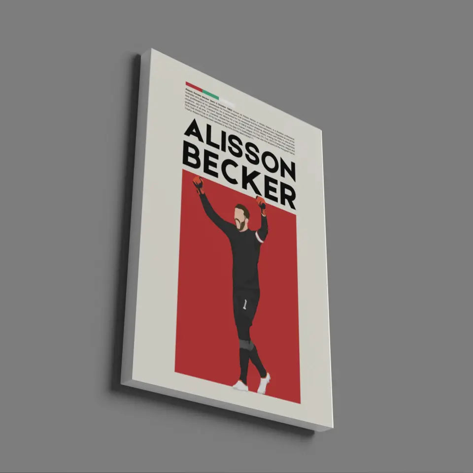 Alisson Becker Liverpool - Minimalist