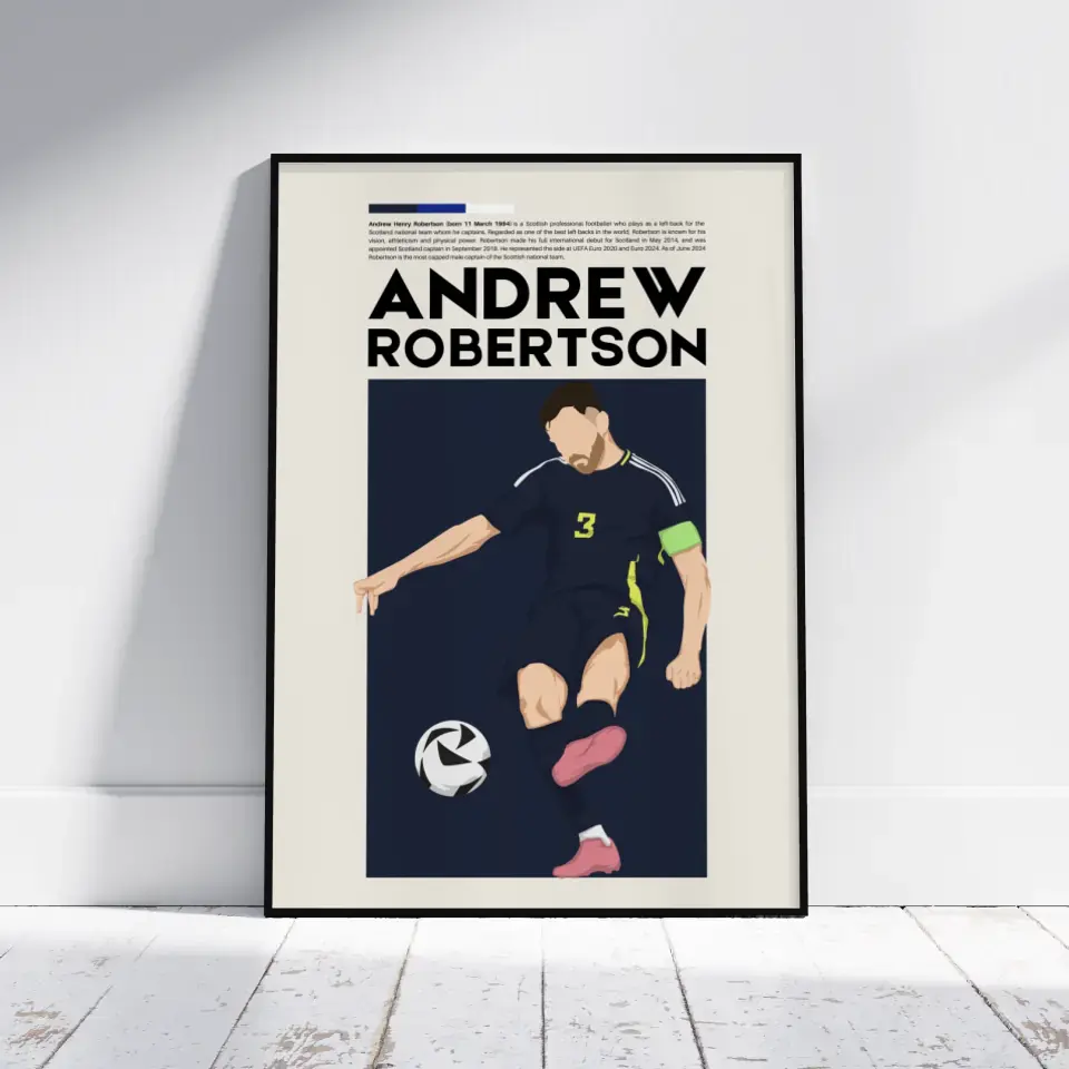 Andrew Robertson Scotland - Minimalist