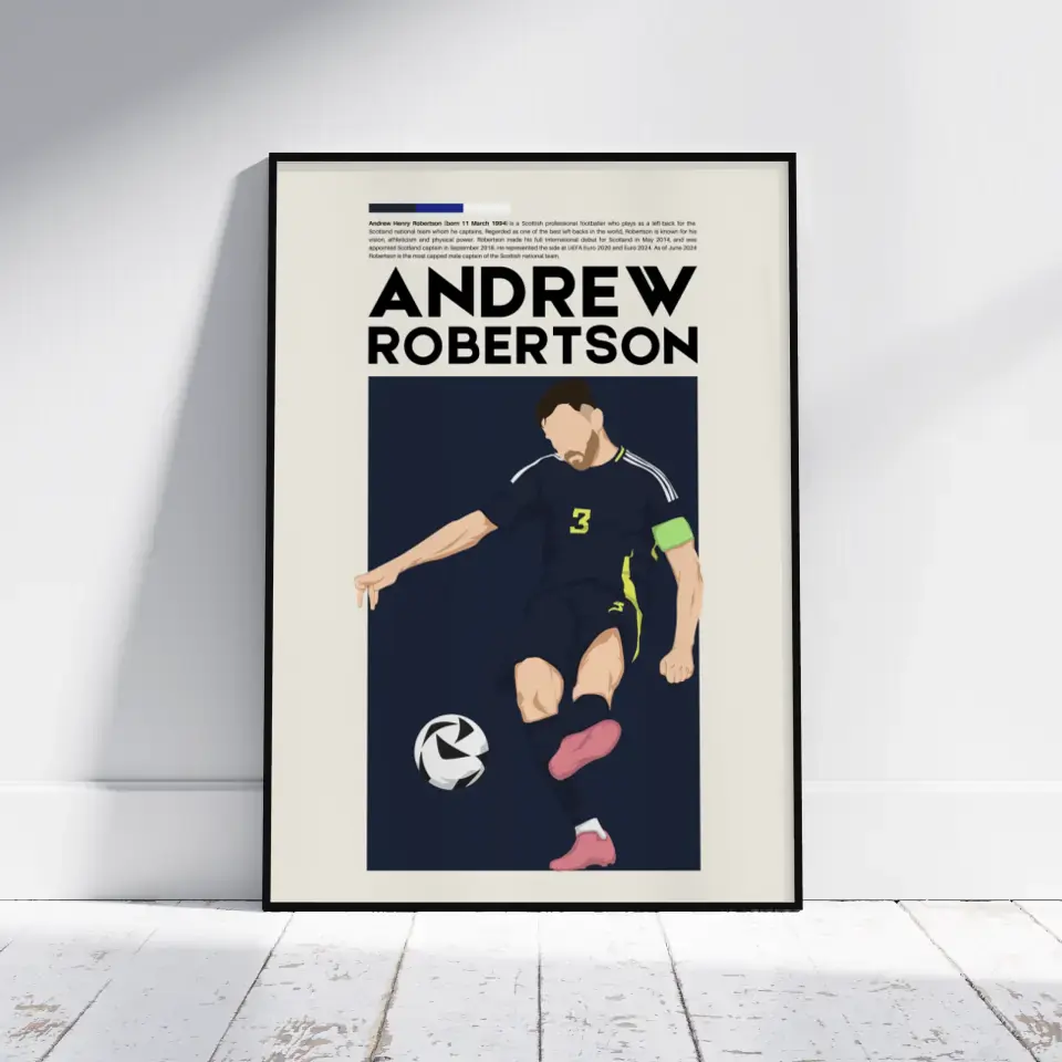 Andrew Robertson Scotland - Minimalist