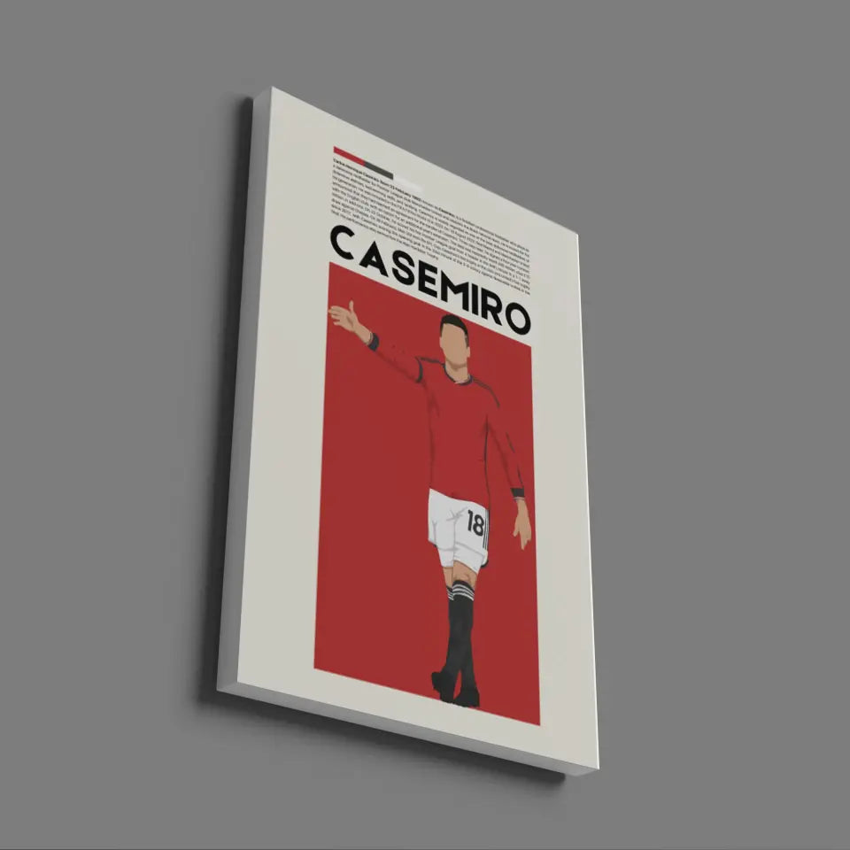 Casemiro Man Utd - Minimalist