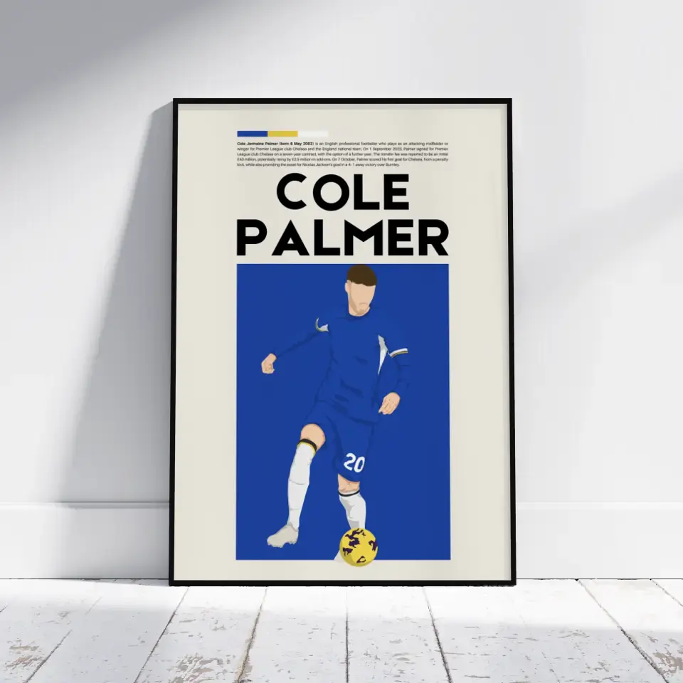 Cole Palmer Chelsea - Minimalist