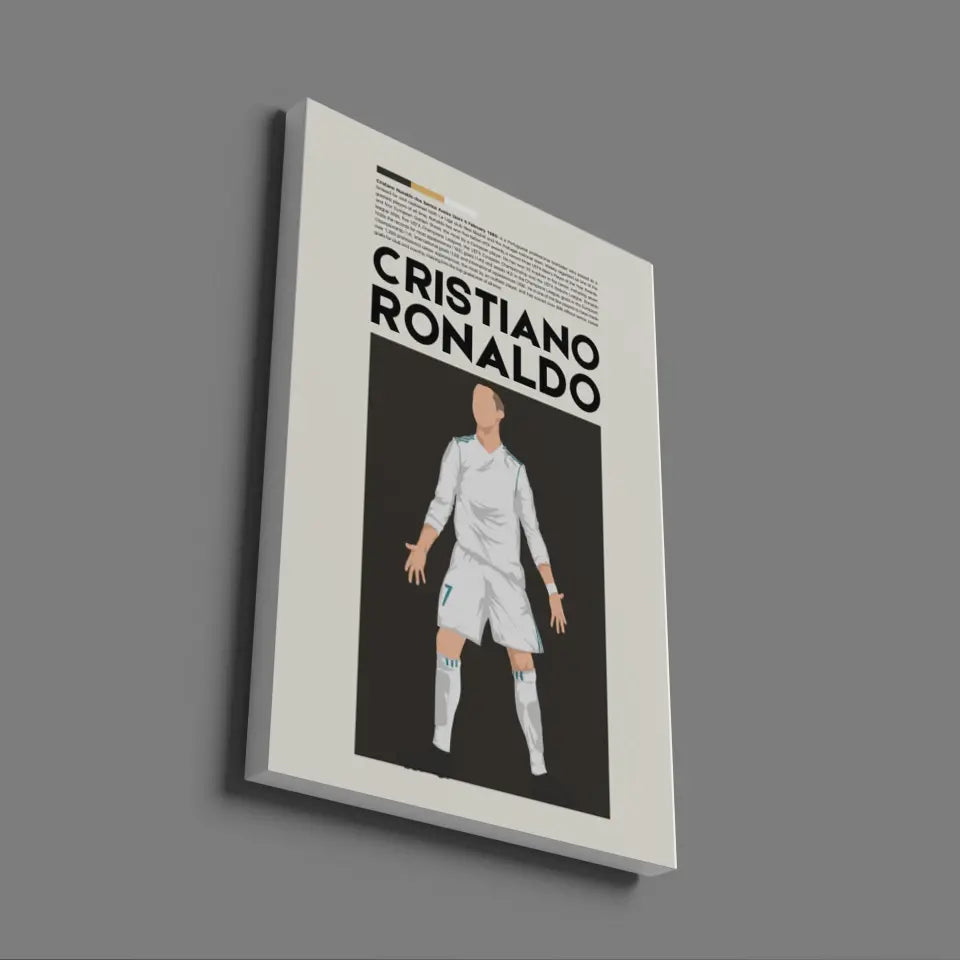 Cristiano Ronaldo Real Madrid - Minimalist