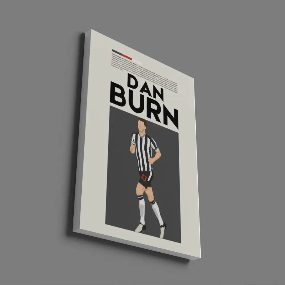 Dan Burn Newcastle - Minimalist