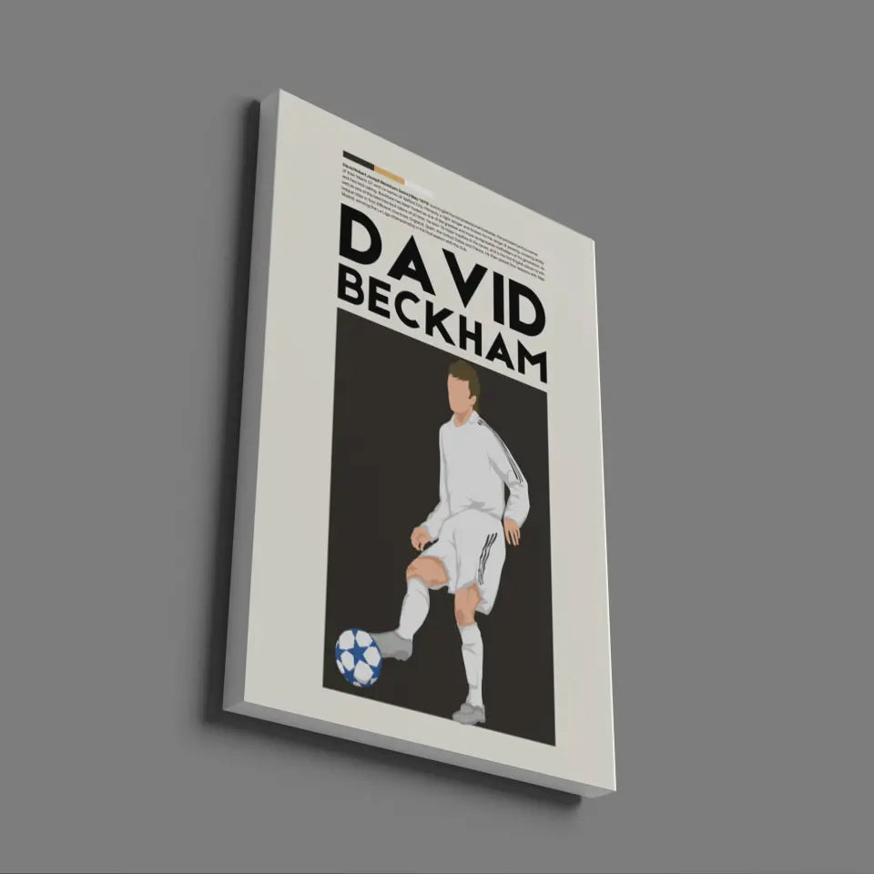 David Beckham Real Madrid - Minimalist