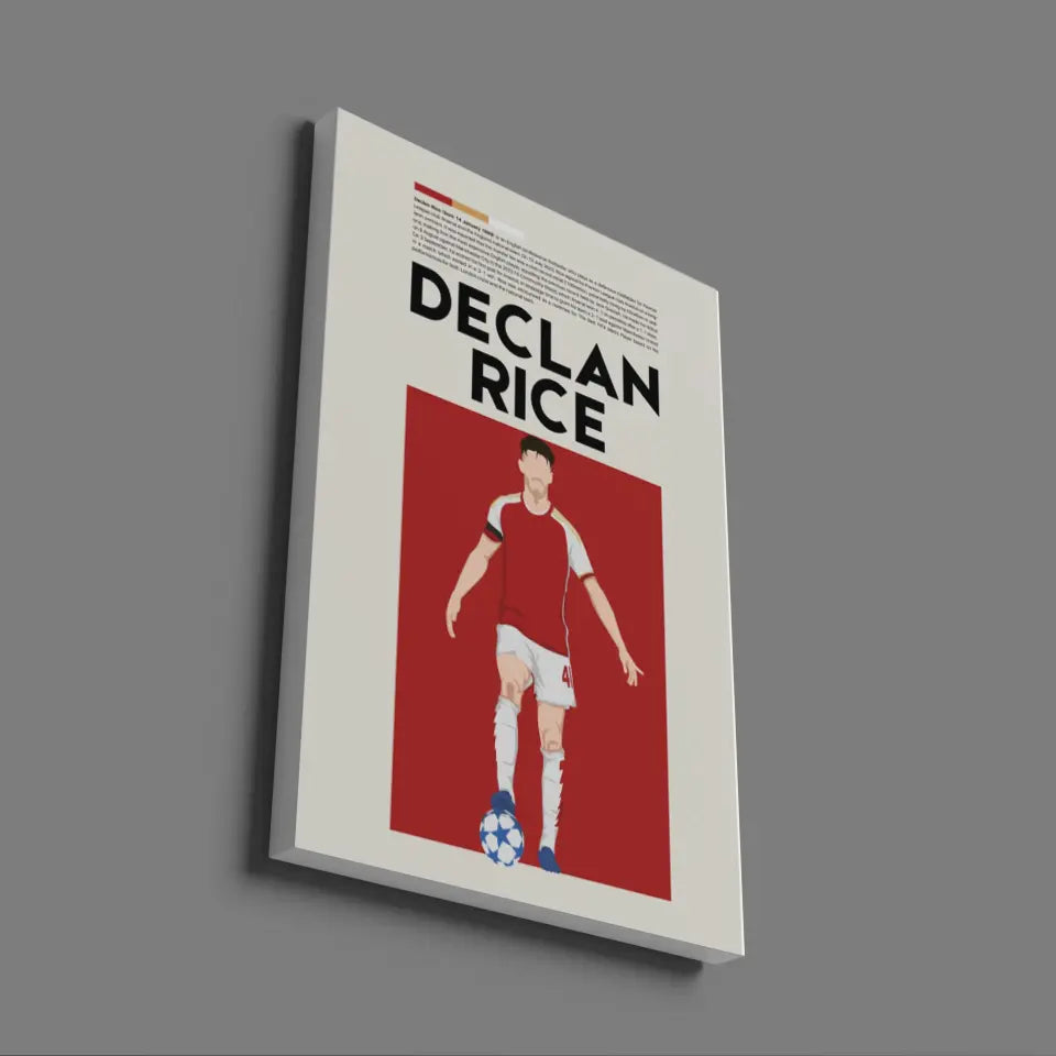 Declan Rice Arsenal - Minimalist