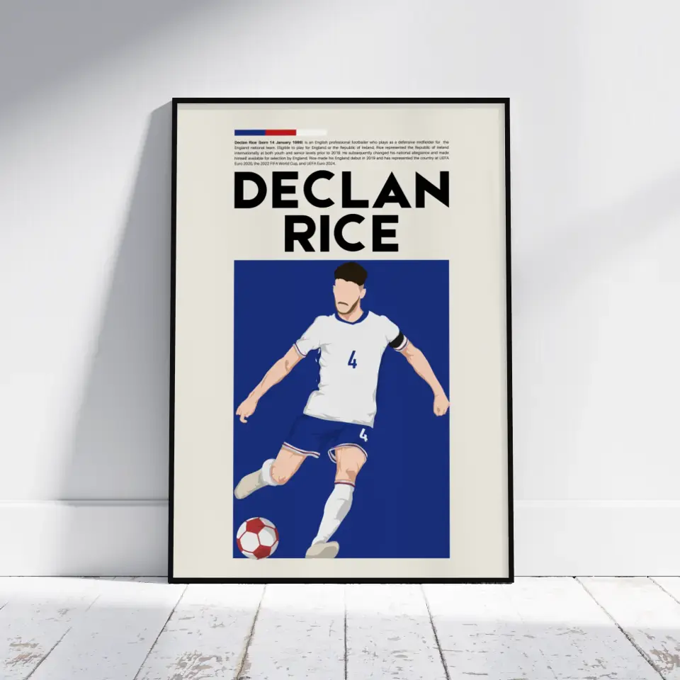 Declan Rice England - Minimalist