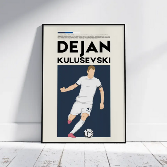 Dejan Kulusevski Tottenham - Minimalist