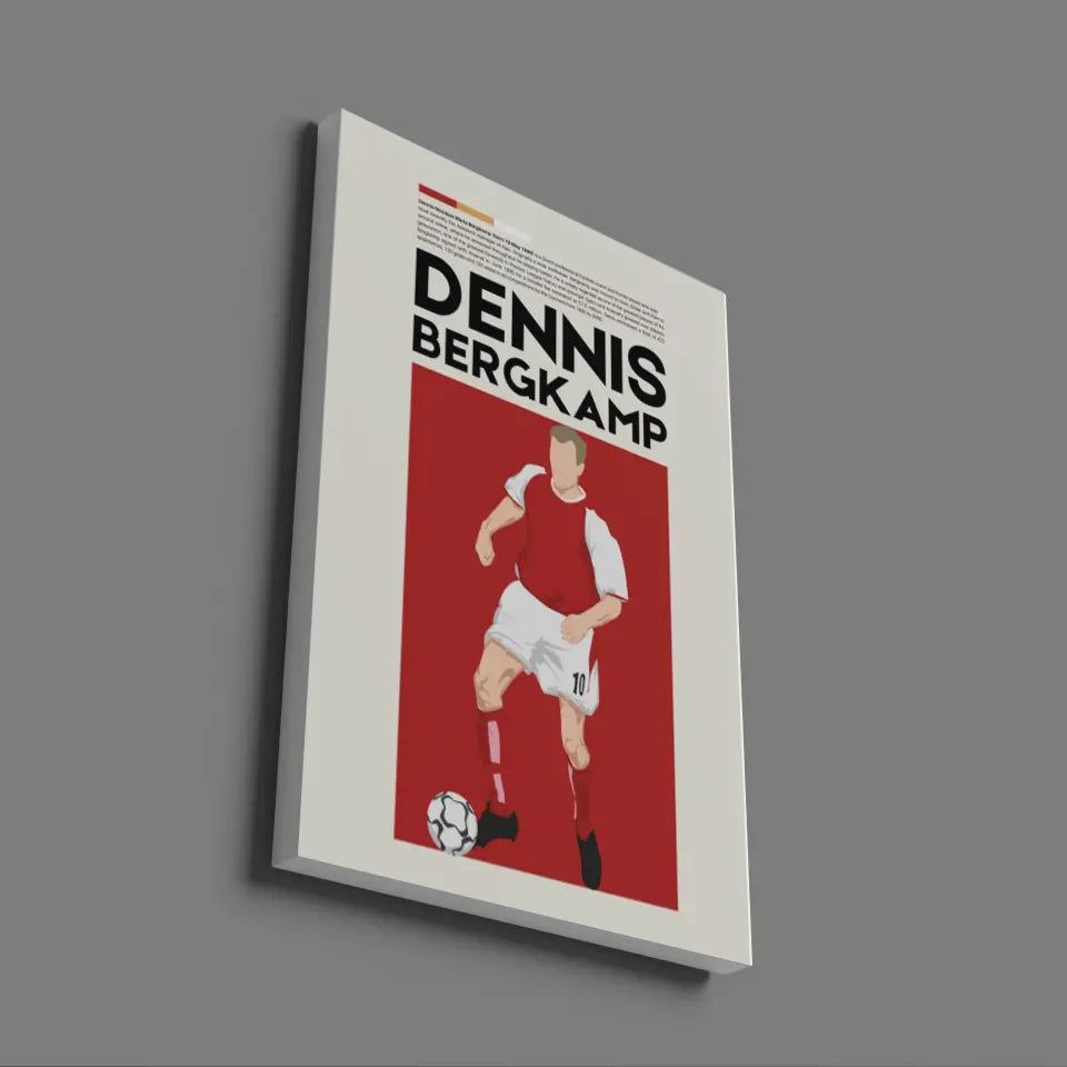 Dennis Bergkamp Arsenal - Minimalist