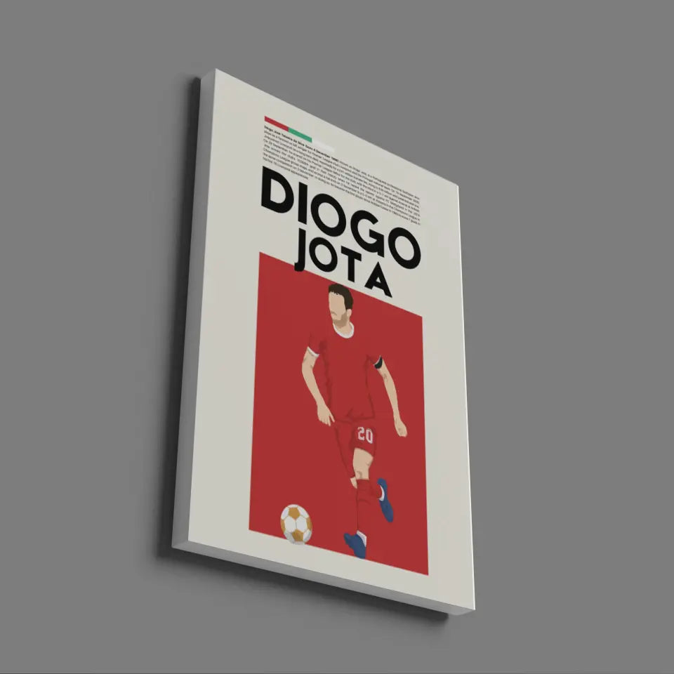 Diogo Jota Liverpool - Minimalist