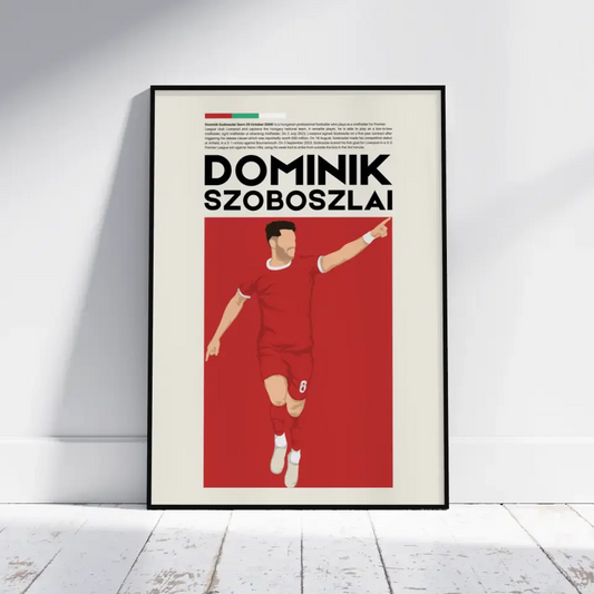 Dominik Szoboszlai Liverpool - Minimalist