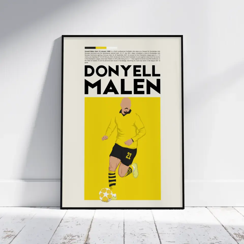 Donyell Malen Dortmund - Minimalist