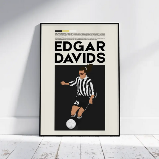 Edgar Davids Juventus - Minimalist