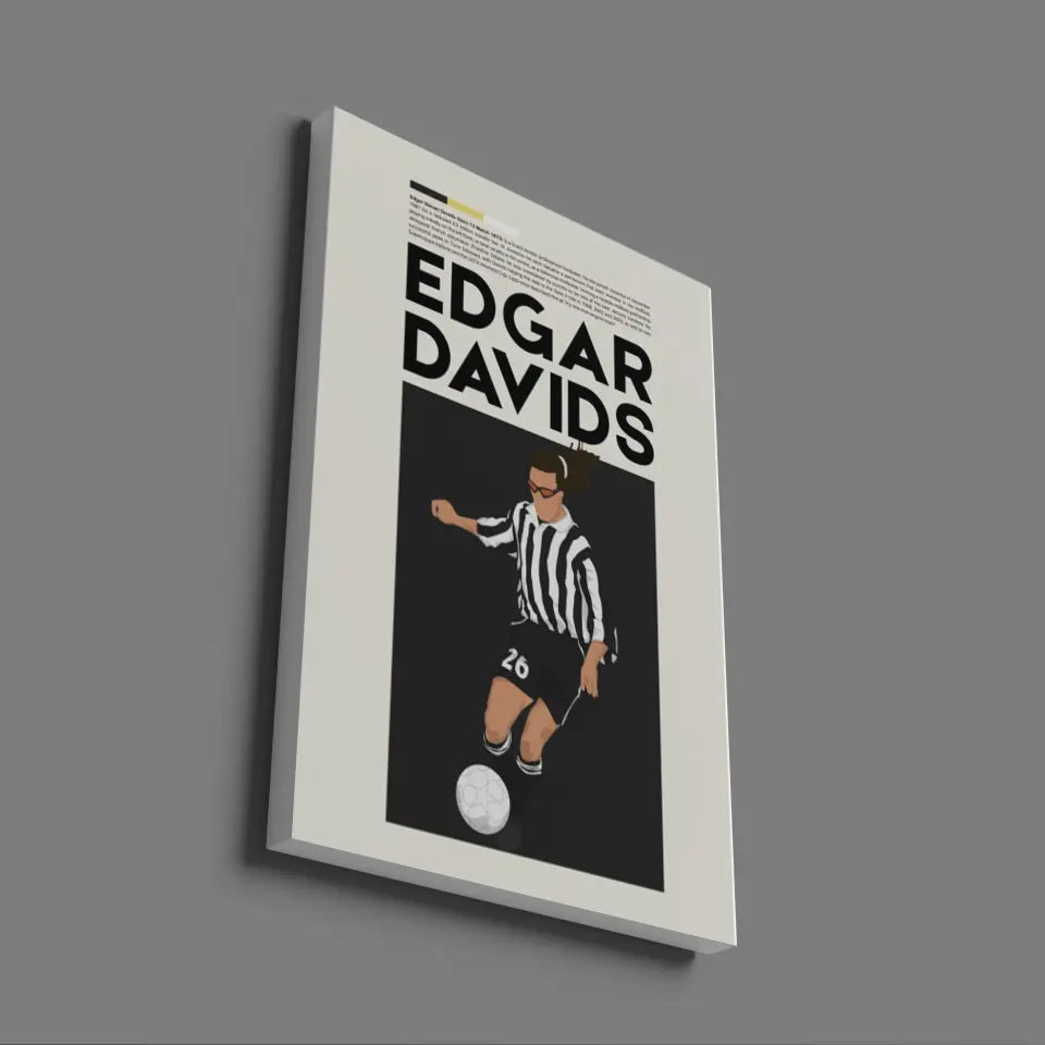 Edgar Davids Juventus - Minimalist