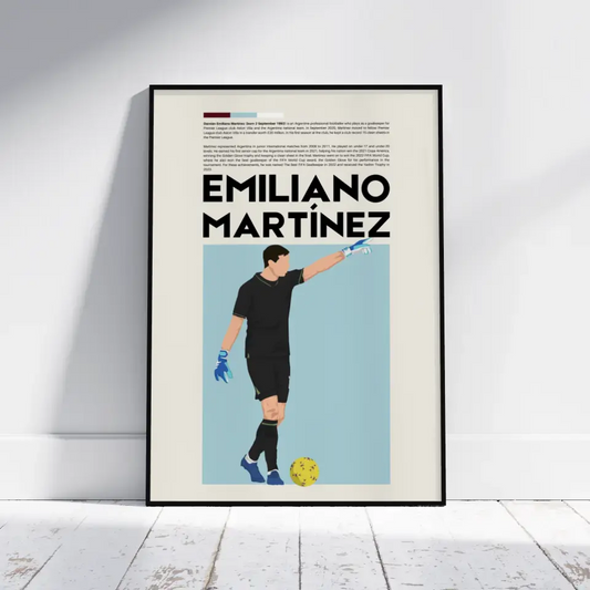 Emiliano Martínez Aston Villa - Minimalist