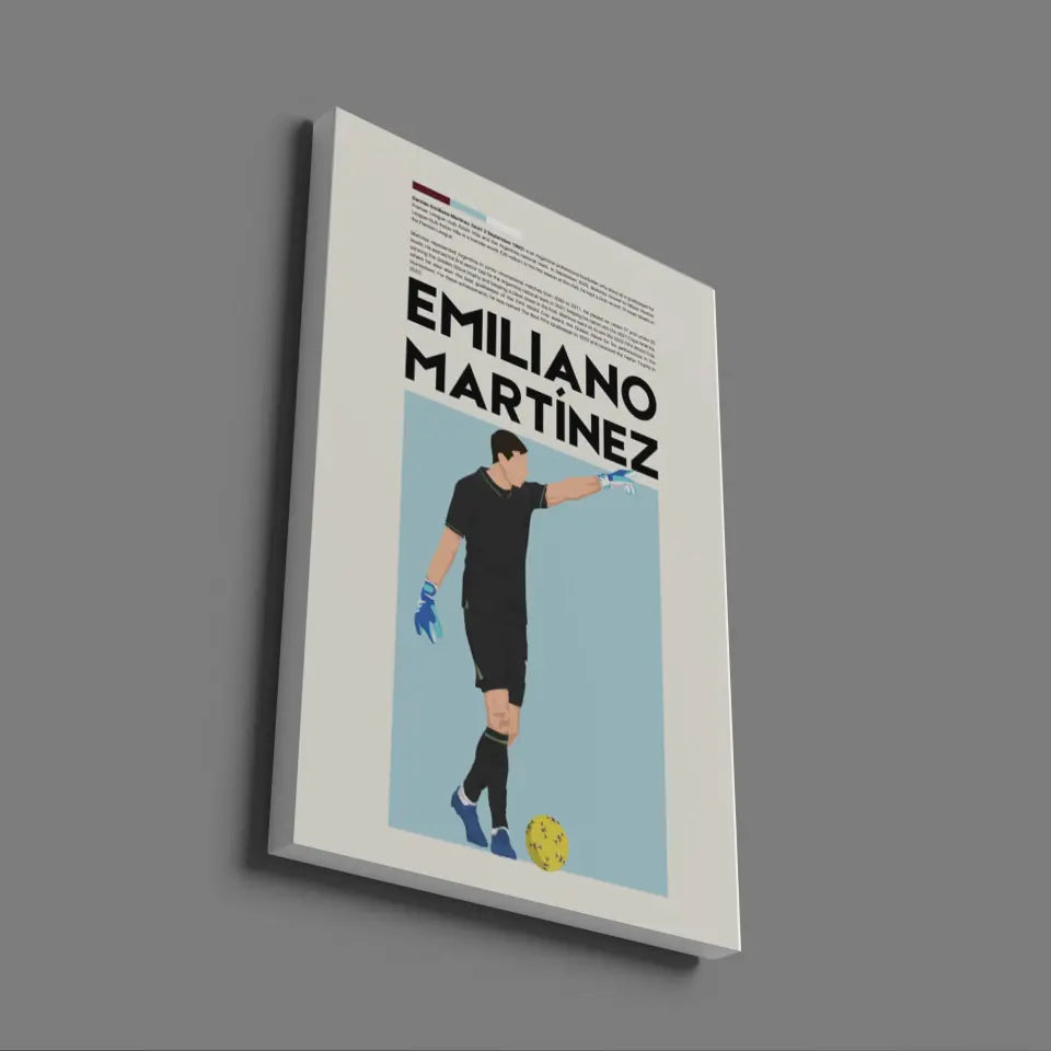 Emiliano Martínez Aston Villa - Minimalist