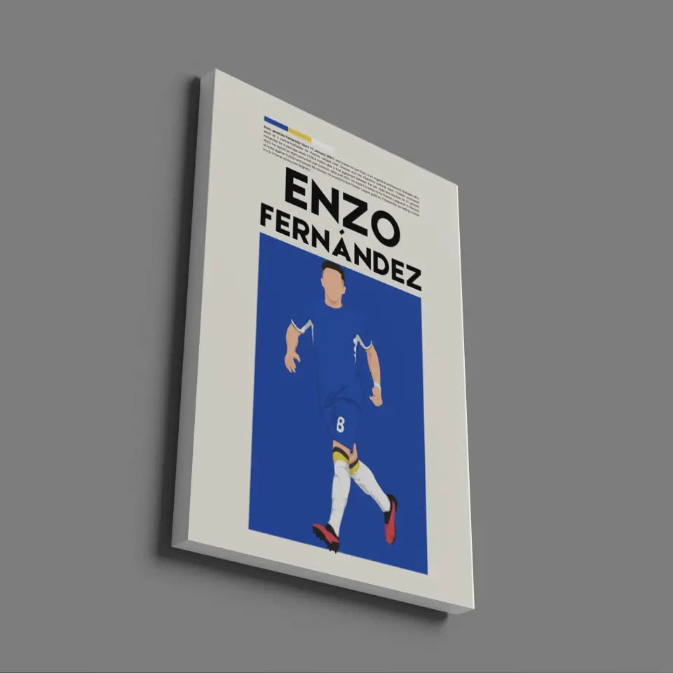 Enzo Fernández Chelsea - Minimalist