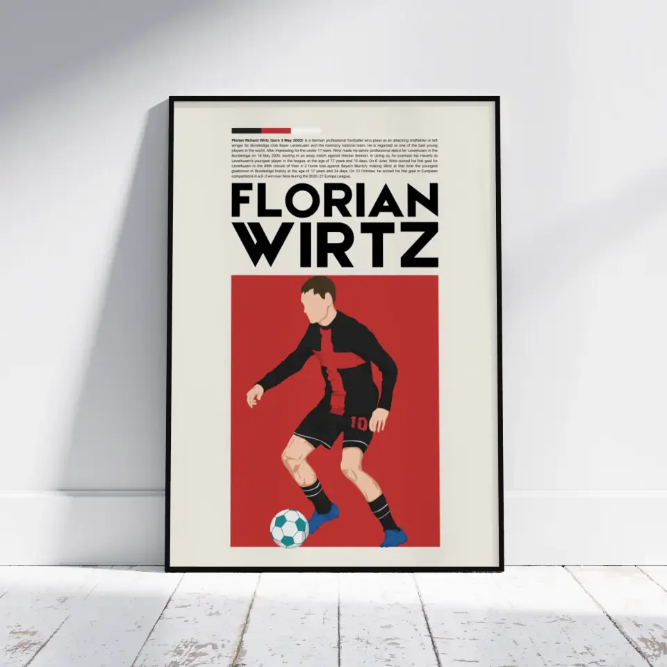 Florian Wirtz Leverkusen - Minimalist