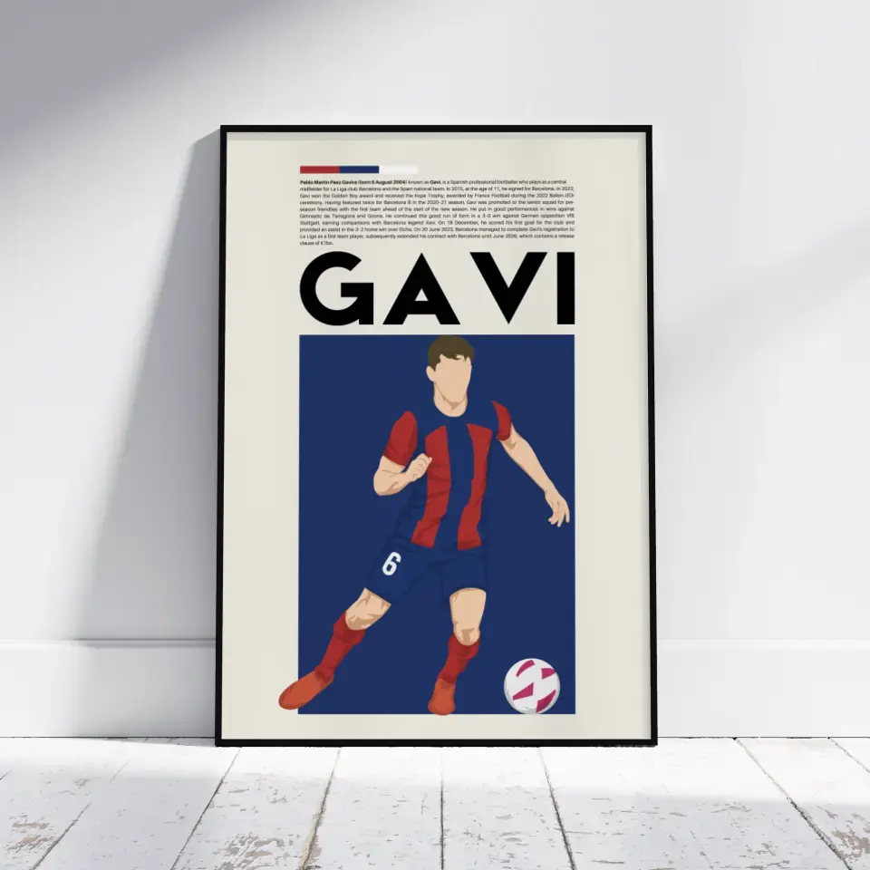 Gavi Barcelona - Minimalist