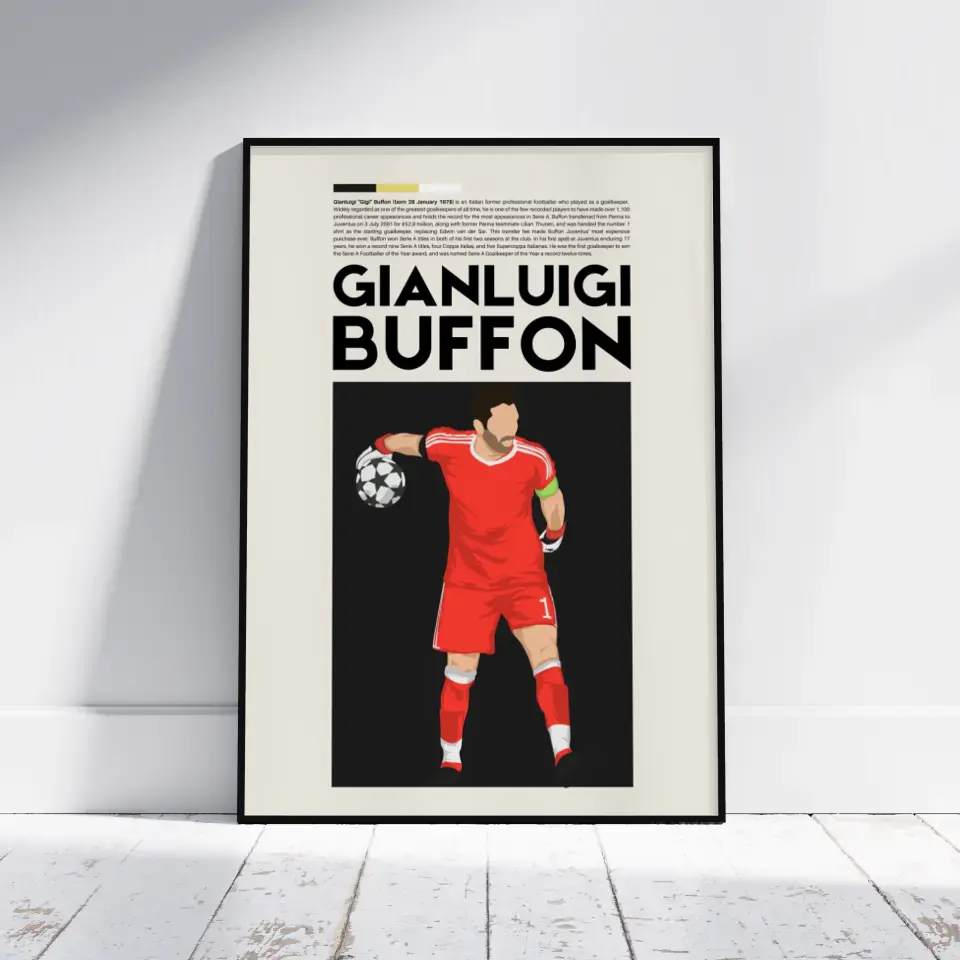 Gianluigi Buffon Juventus - Minimalist