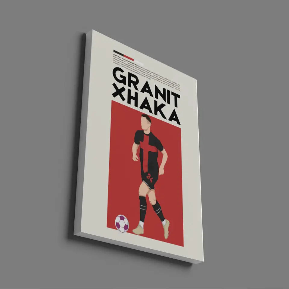 Granit Xhaka Leverkusen - Minimalist