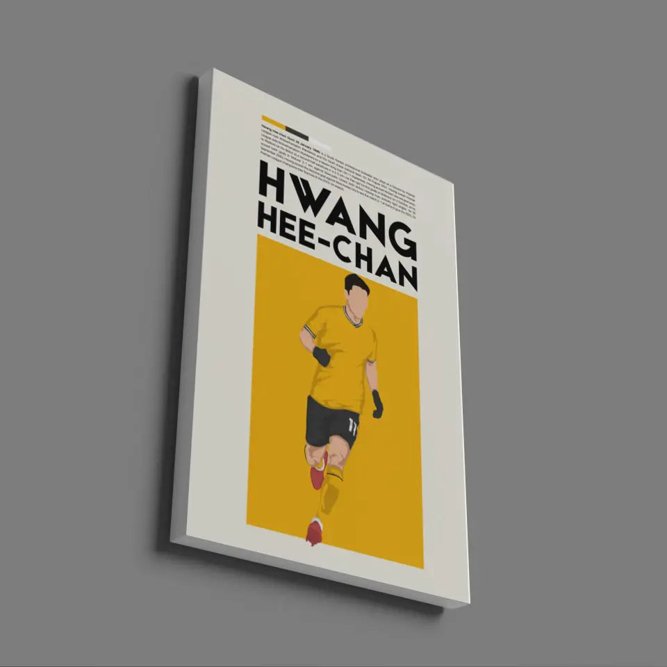 Hwang Hee-chan Wolves - Minimalist