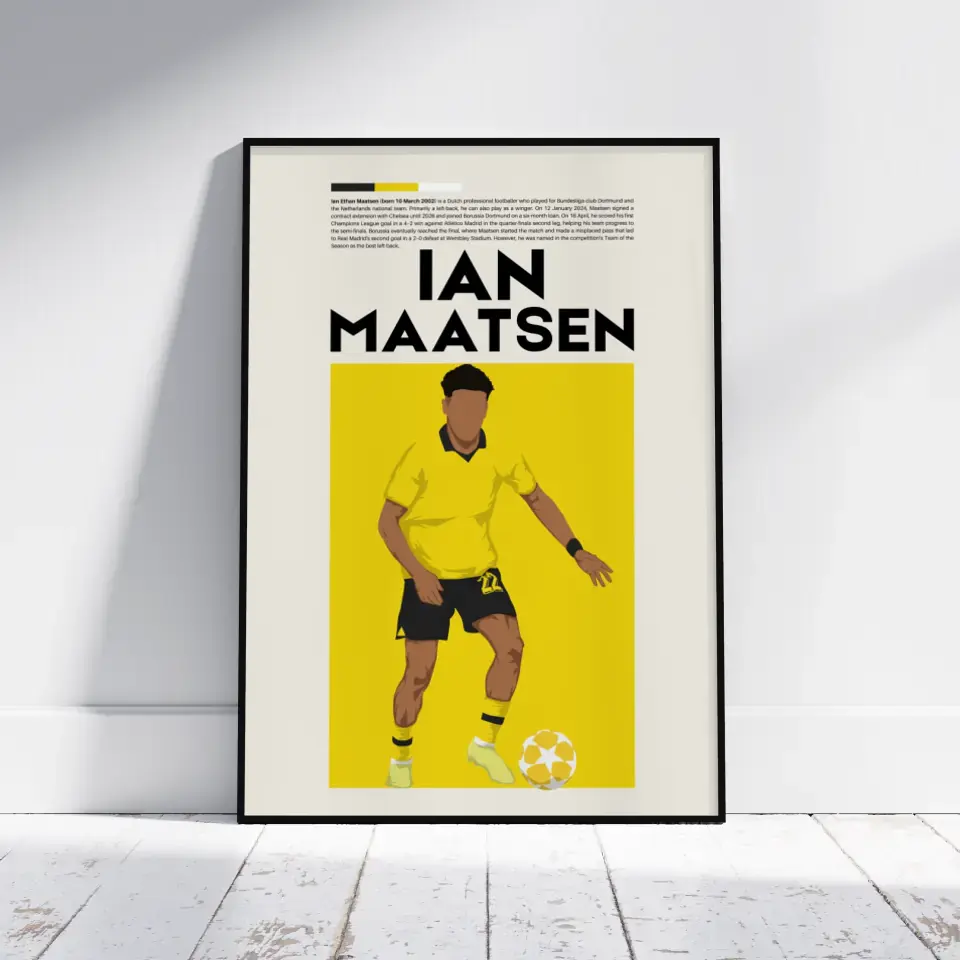 Ian Maatsen Dortmund - Minimalist