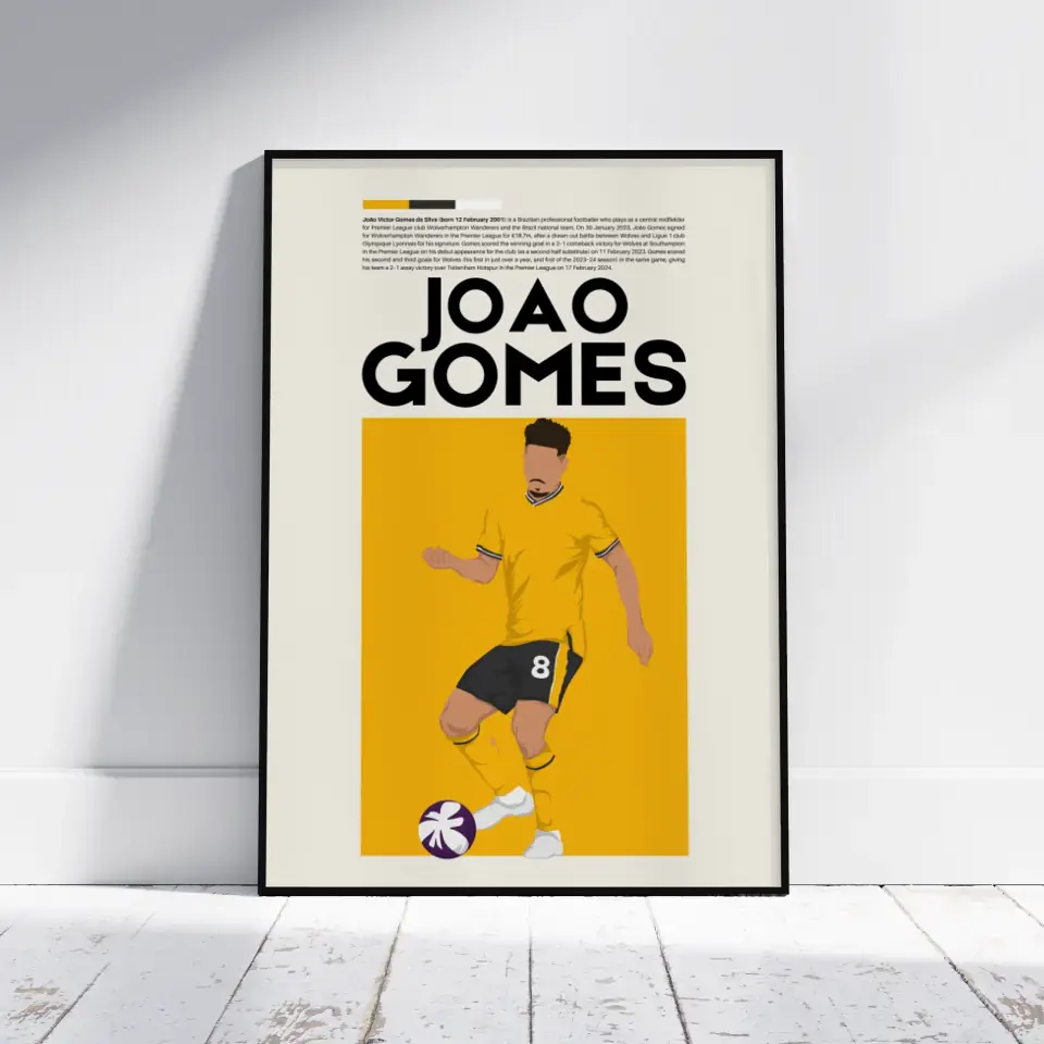 João Gomes Wolves - Minimalist