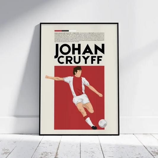 Johan Cruyff Ajax - Minimalist