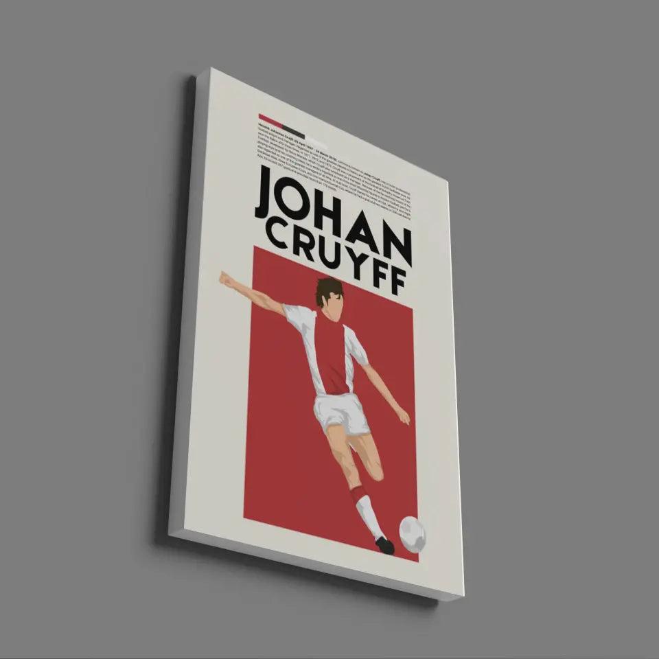 Johan Cruyff Ajax - Minimalist