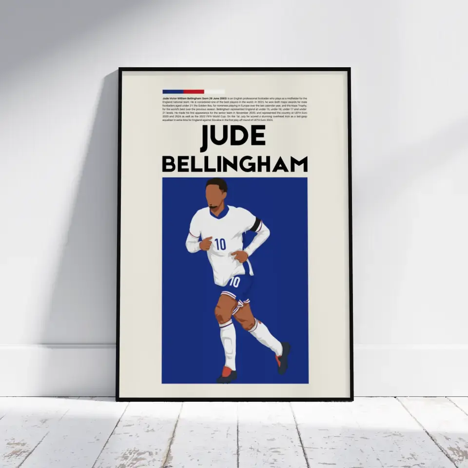 Jude Bellingham England - Minimalist