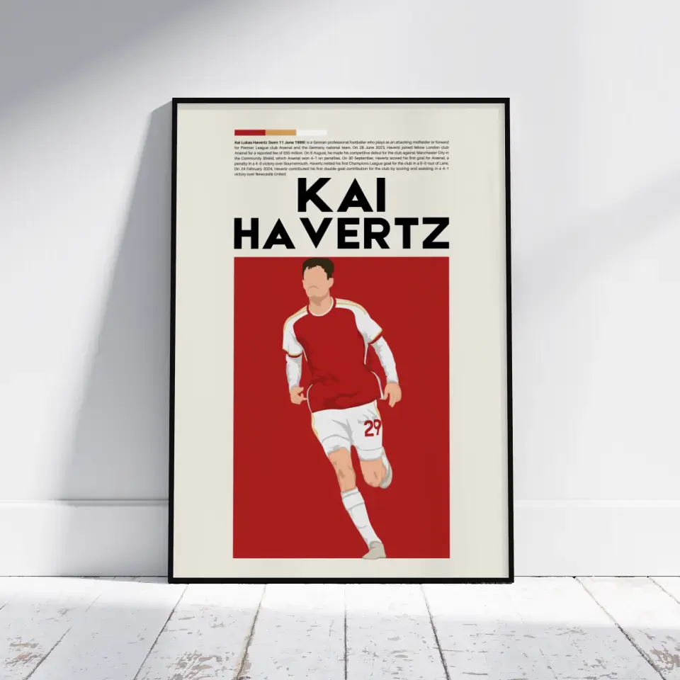 Kai Havertz Arsenal - Minimalist