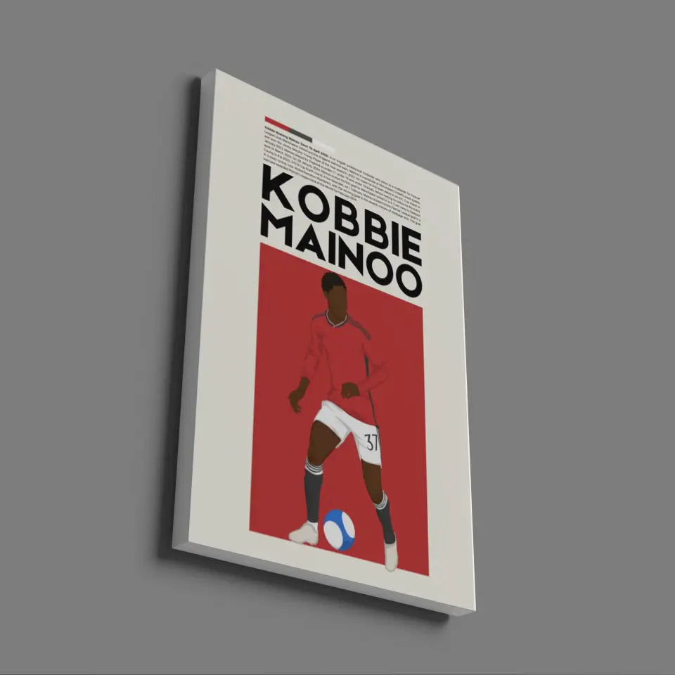 Kobbie Mainoo Man Utd - Minimalist