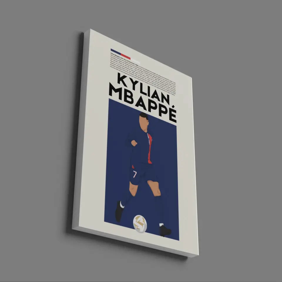 Kylian Mbappé PSG - Minimalist