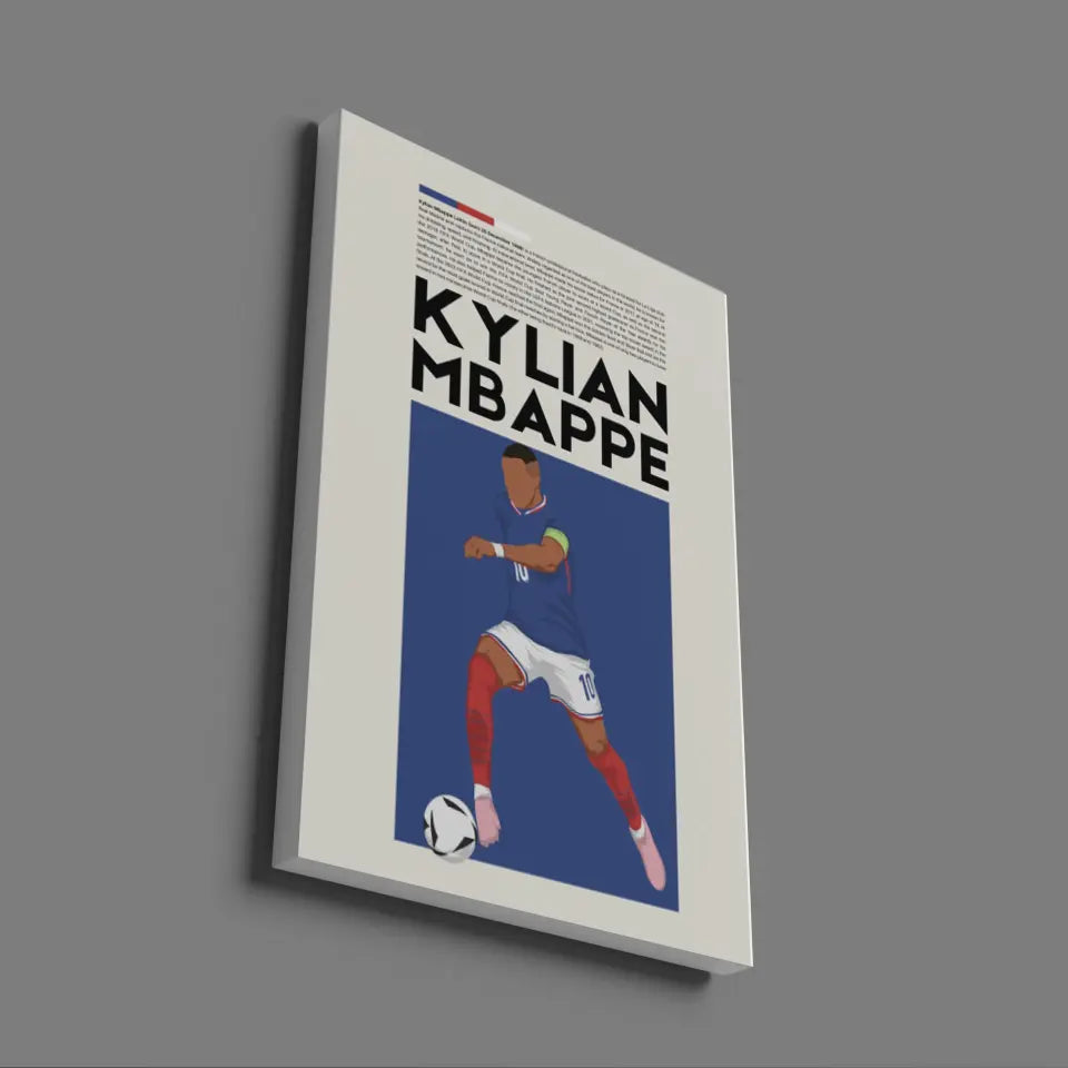 Kylian Mbappé France - Minimalist