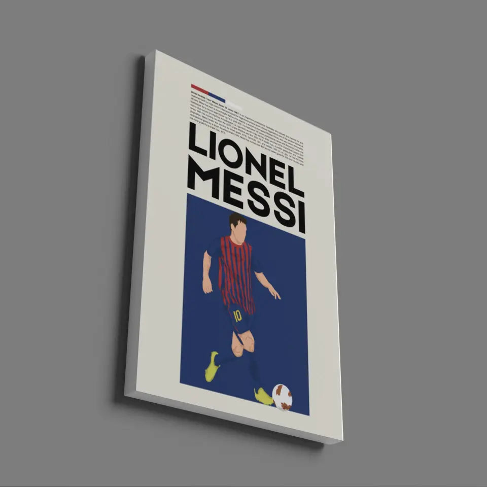 Lionel Messi Barcelona - Minimalist