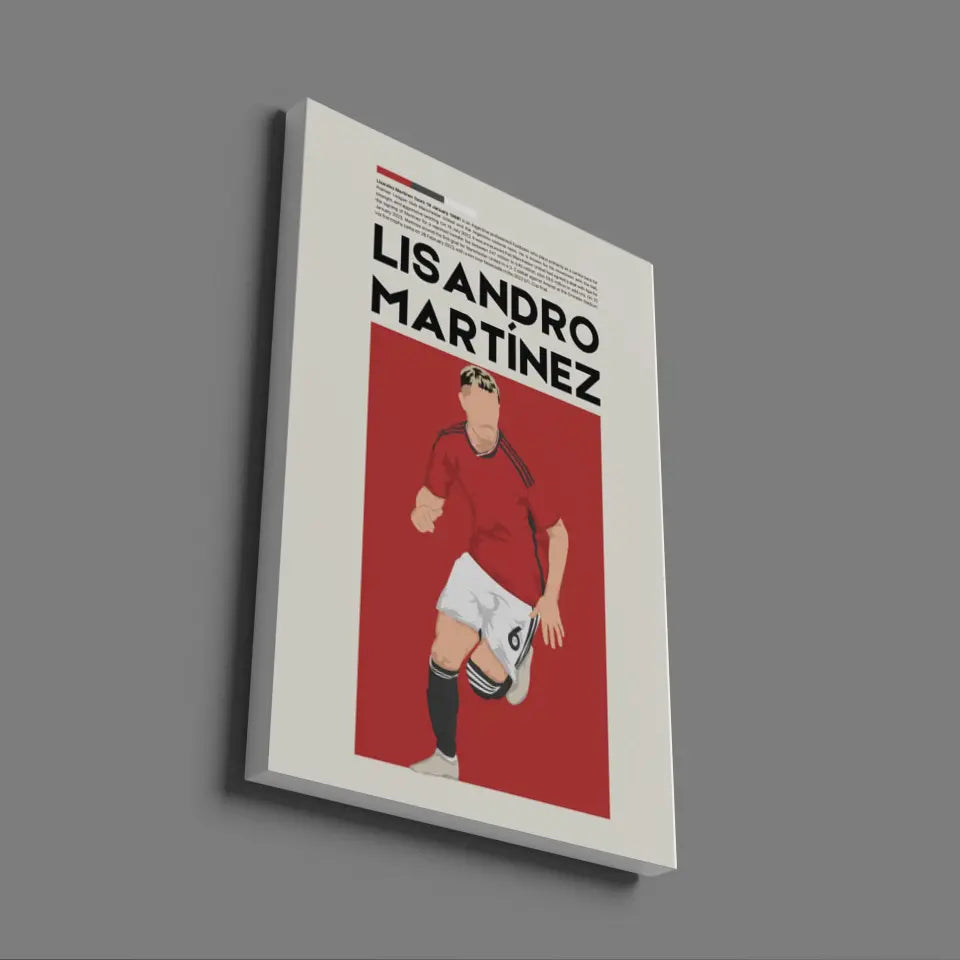 Lisandro Martínez Man Utd - Minimalist