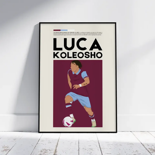 Luca Koleosho Burnley - Minimalist