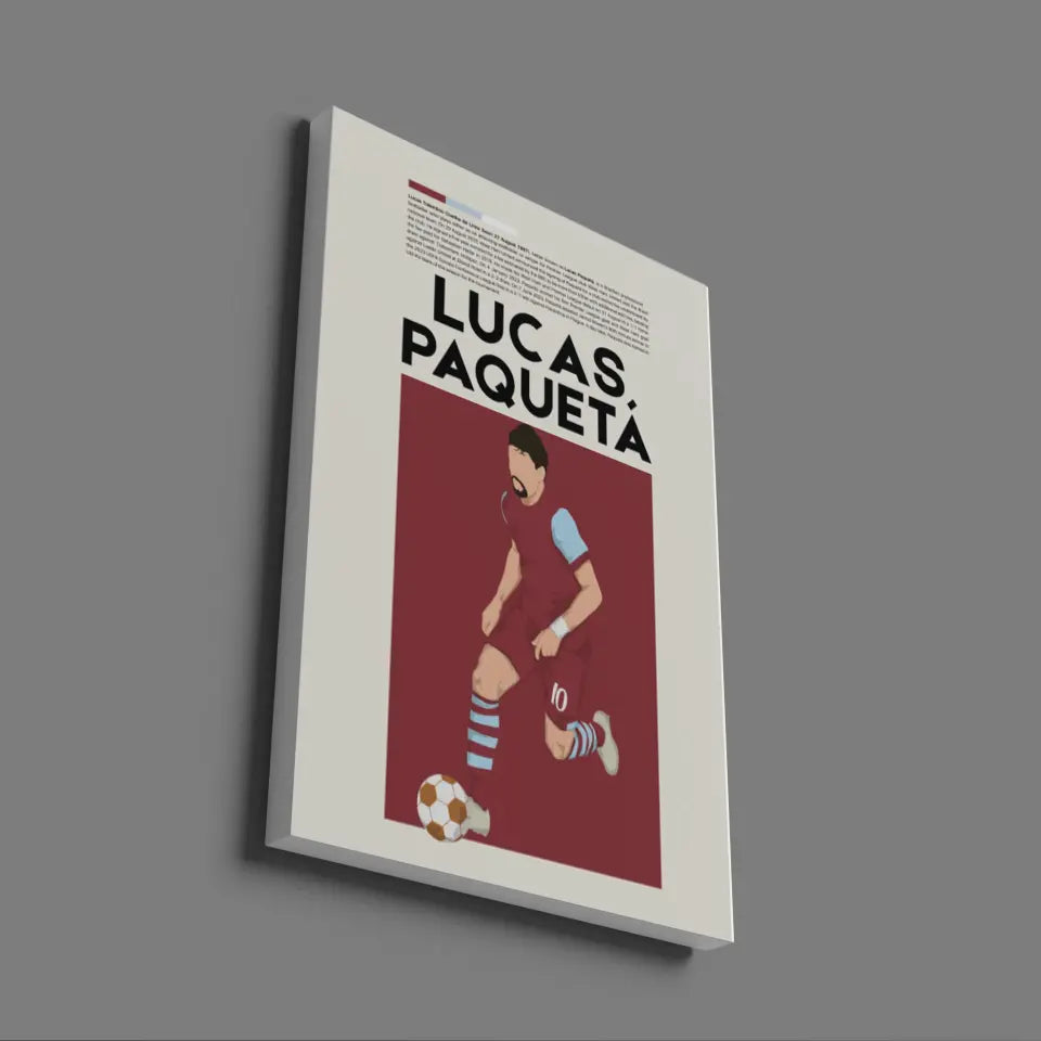 Lucas Paquetá West Ham - Minimalist