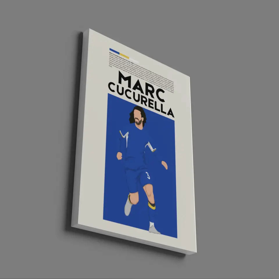 Marc Cucurella Chelsea - Minimalist