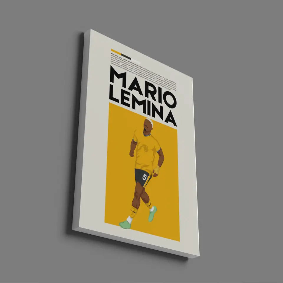 Mario Lemina Wolves - Minimalist