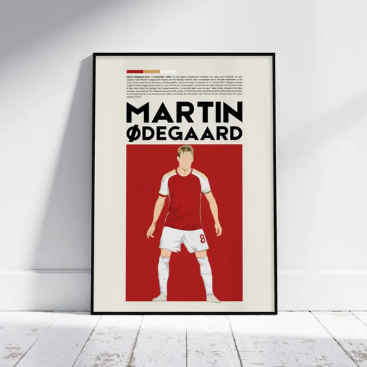 Martin Ødegaard Arsenal - Minimalist