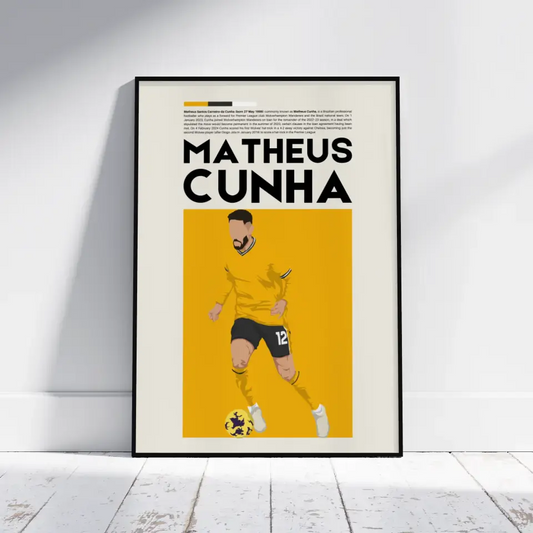 Matheus Cunha Wolves - Minimalist