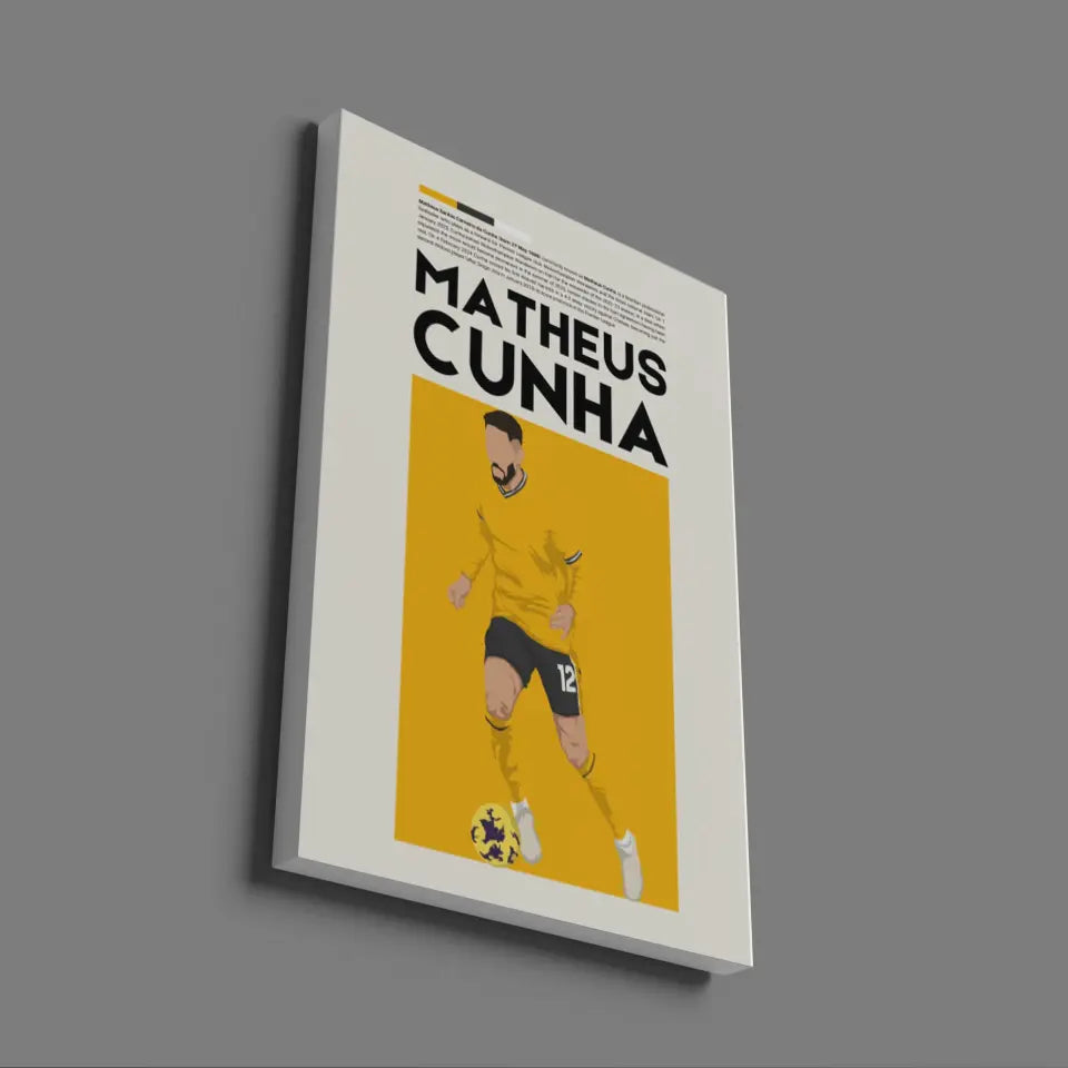 Matheus Cunha Wolves - Minimalist