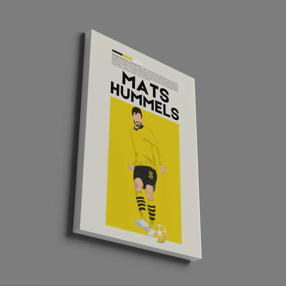 Mats Hummels Dortmund - Minimalist