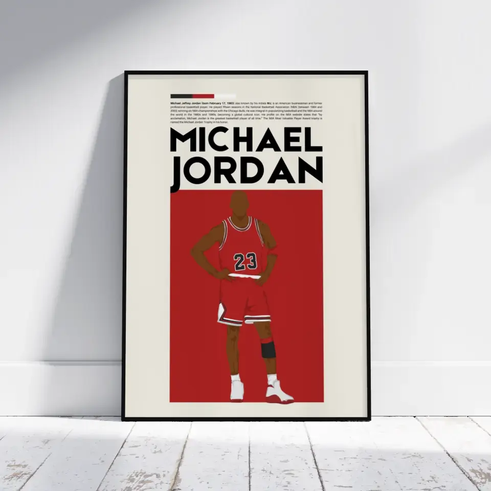 Michael Jordan Chicago - Minimalist