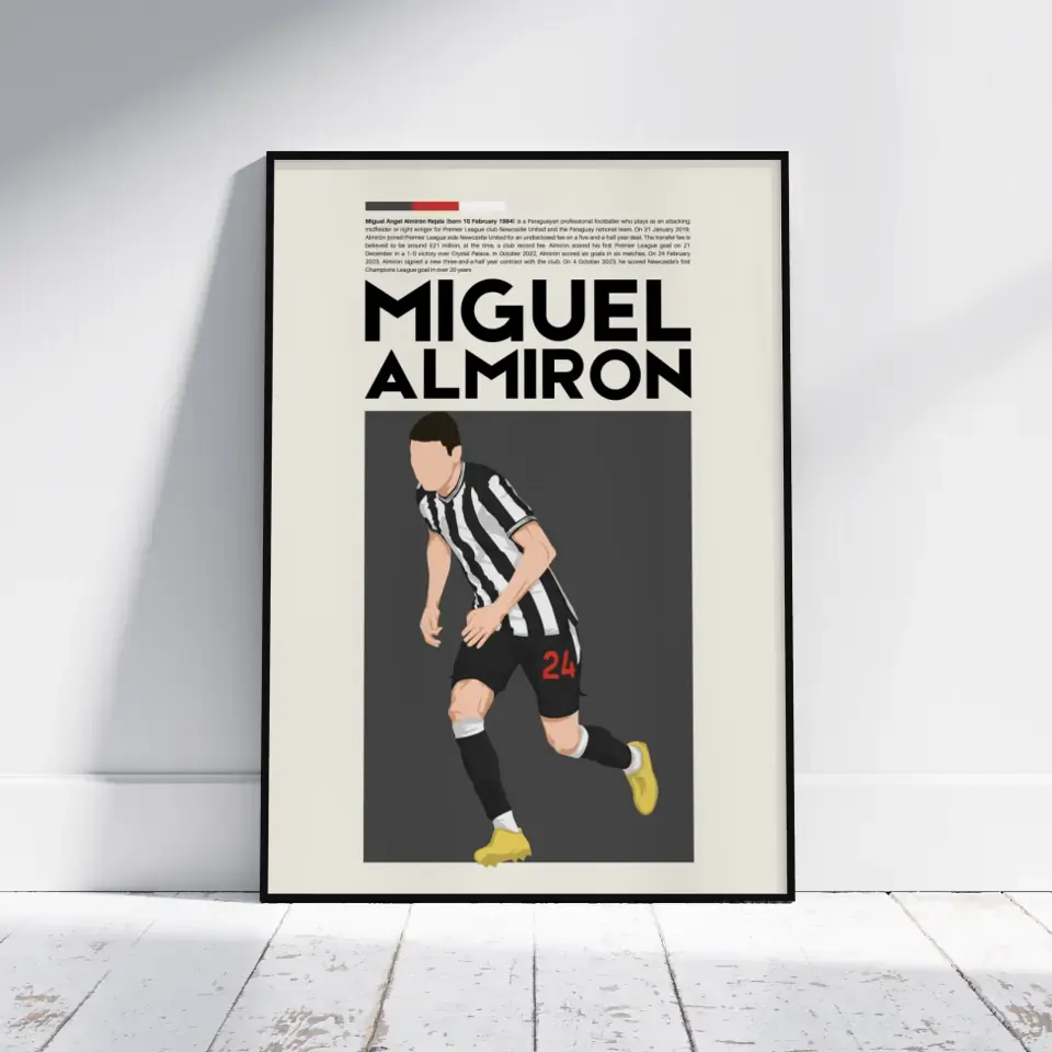 Miguel Almirón Newcastle - Minimalist